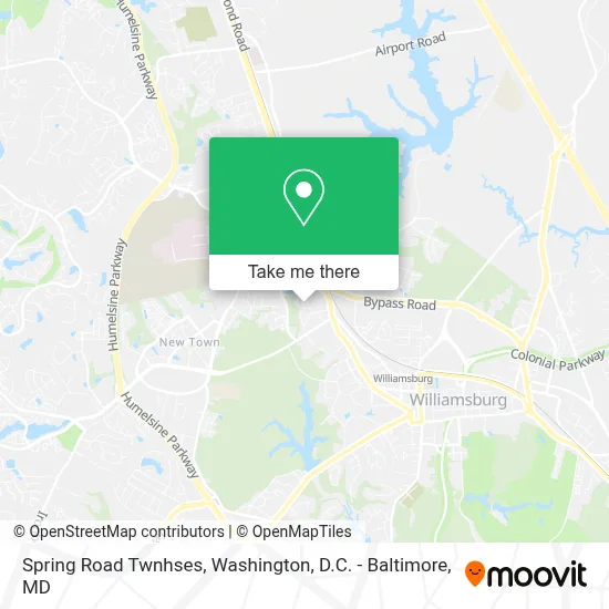 Spring Road Twnhses map