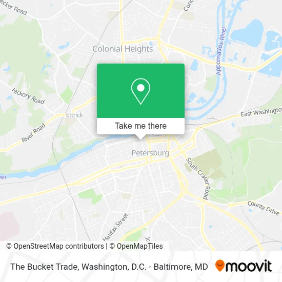 The Bucket Trade map