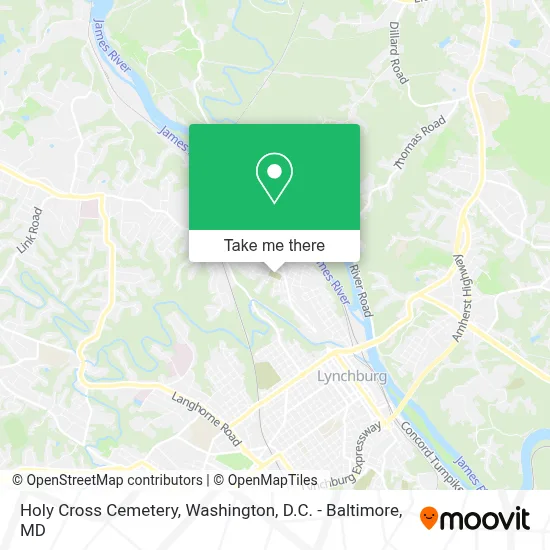 Holy Cross Cemetery map