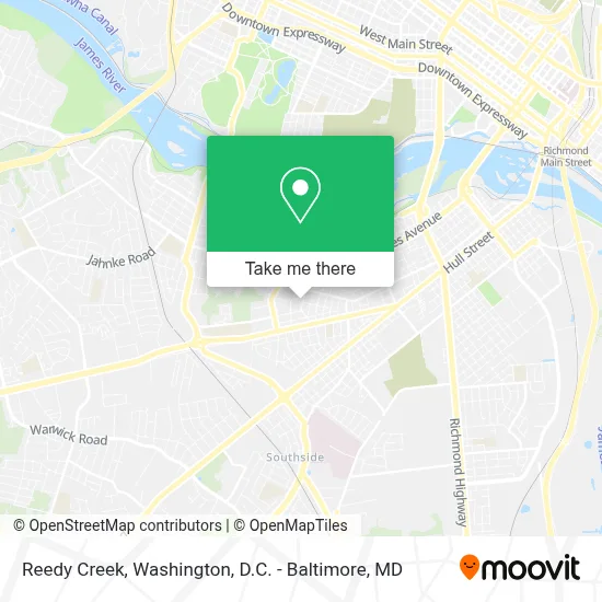 Reedy Creek map