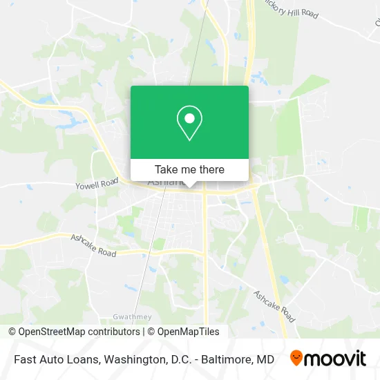Fast Auto Loans map