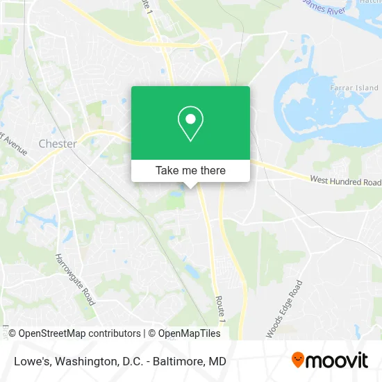 Lowe's map