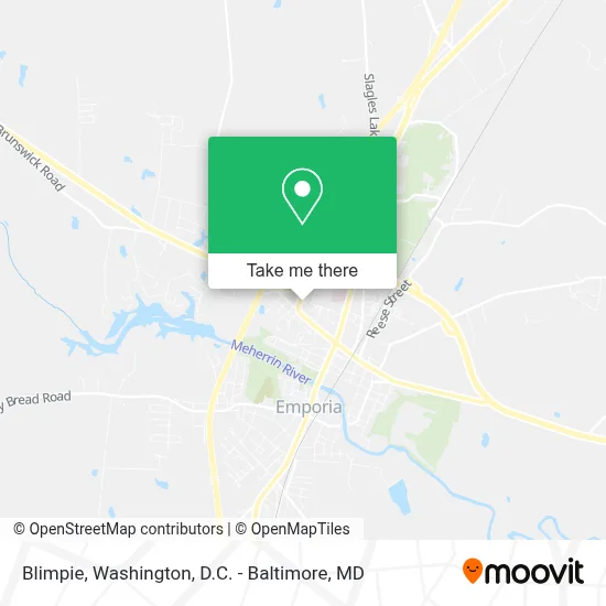 Blimpie map