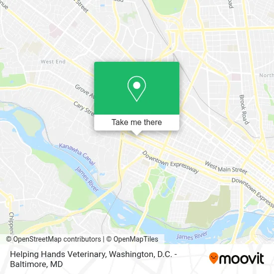 Helping Hands Veterinary map