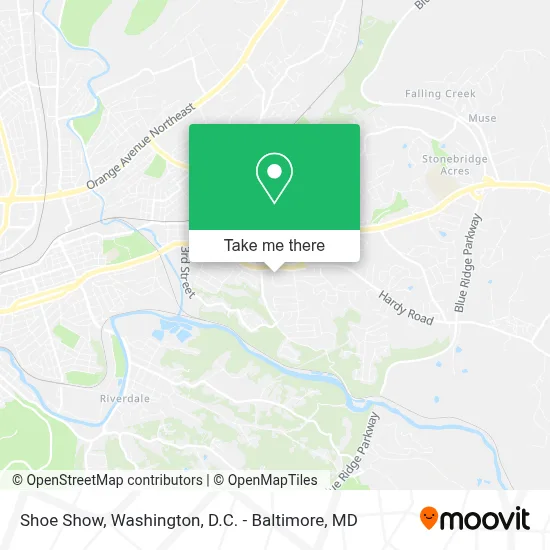 Shoe Show map