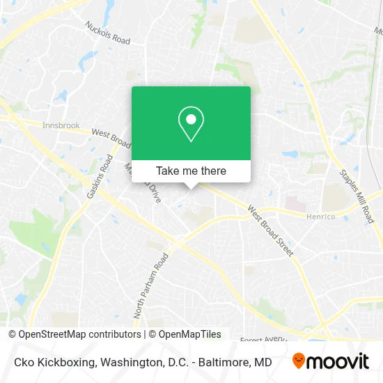 Cko Kickboxing map