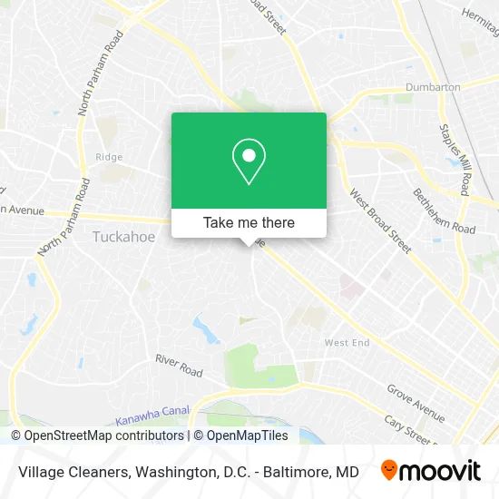 Village Cleaners map