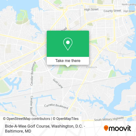 Bide-A-Wee Golf Course map