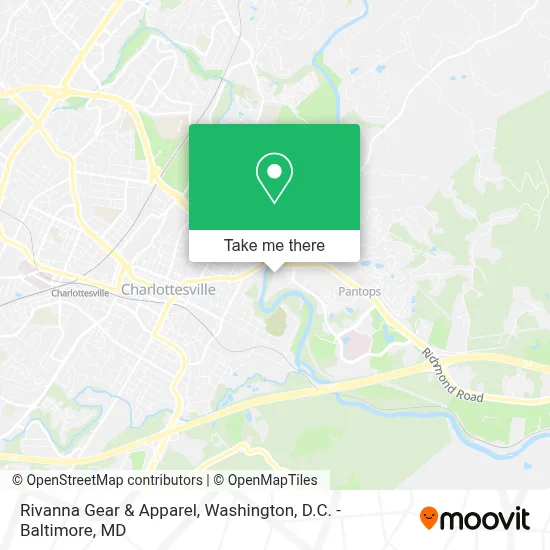 Rivanna Gear & Apparel map