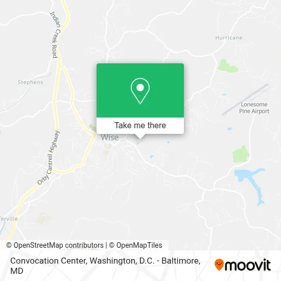 Convocation Center map