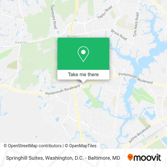 Springhill Suites map