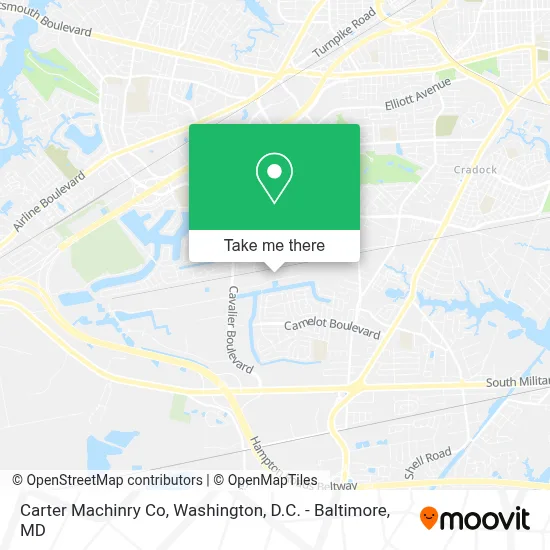 Carter Machinry Co map