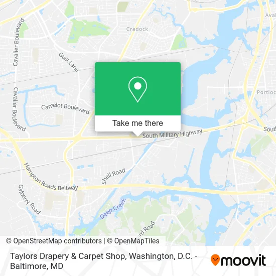 Taylors Drapery & Carpet Shop map
