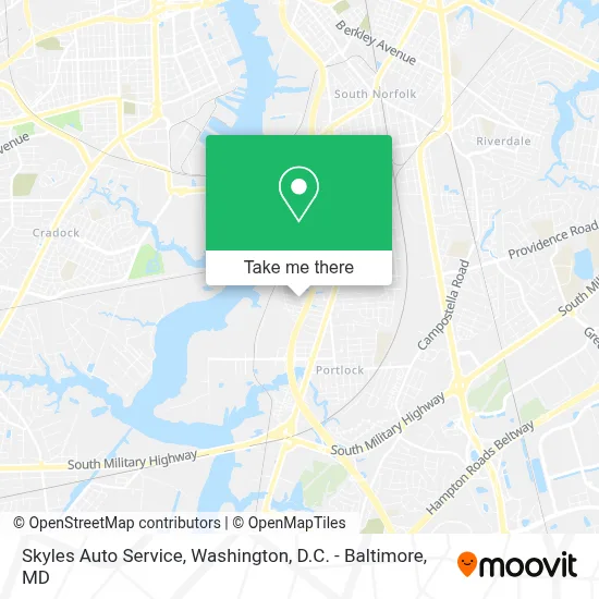 Skyles Auto Service map