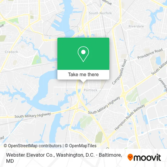 Webster Elevator Co. map