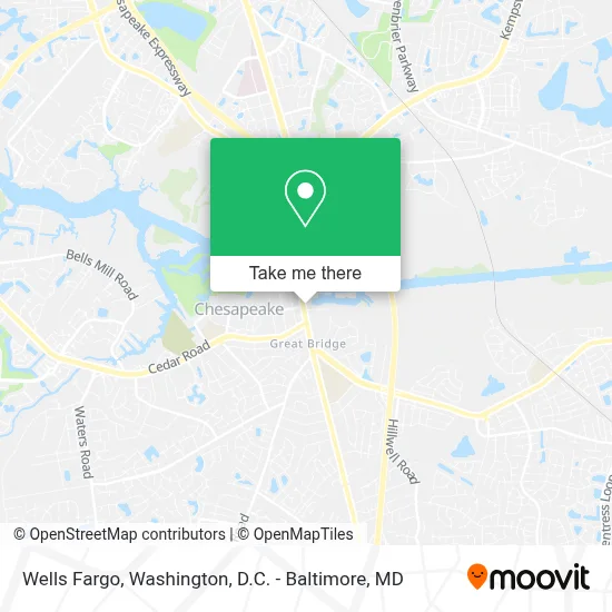 Wells Fargo map