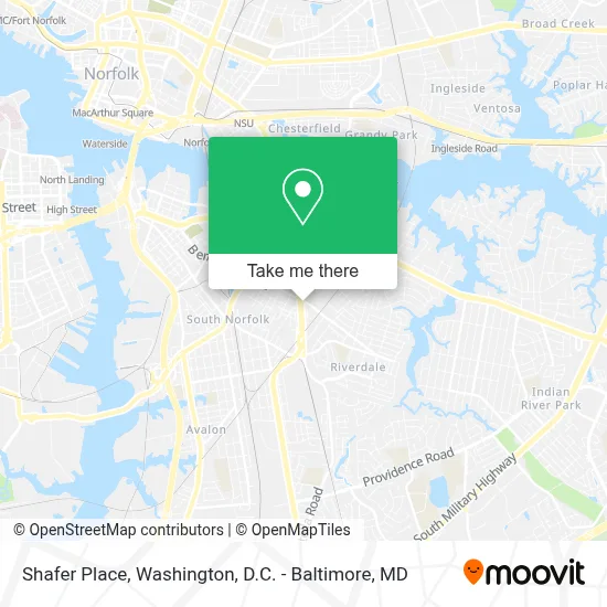 Shafer Place map