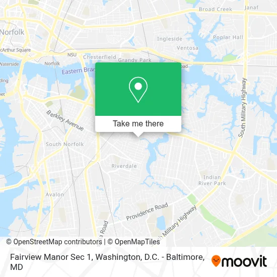 Fairview Manor Sec 1 map