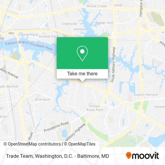 Trade Team map