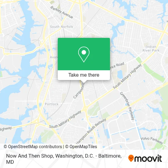 Now And Then Shop map