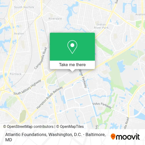 Atlantic Foundations map