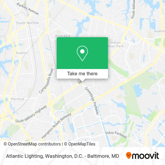 Atlantic Lighting map