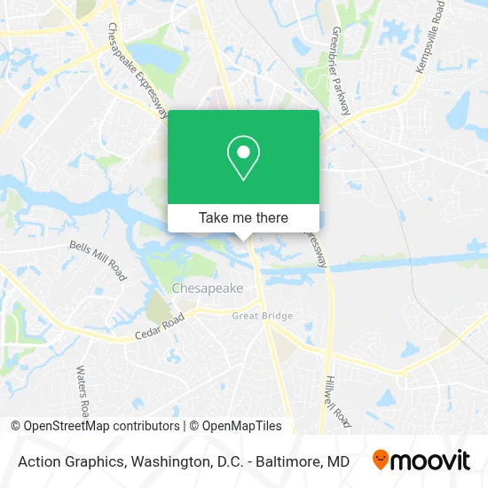 Action Graphics map