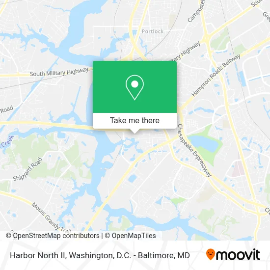 Harbor North II map
