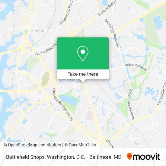 Battlefield Shops map