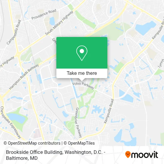Brookside Office Building map