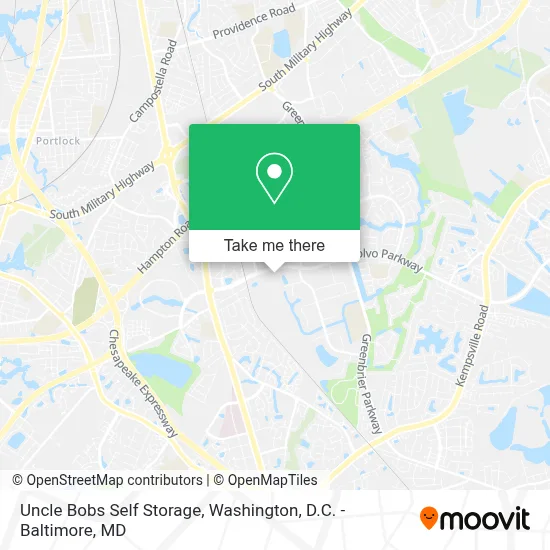 Uncle Bobs Self Storage map