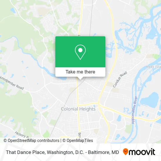 That Dance Place map