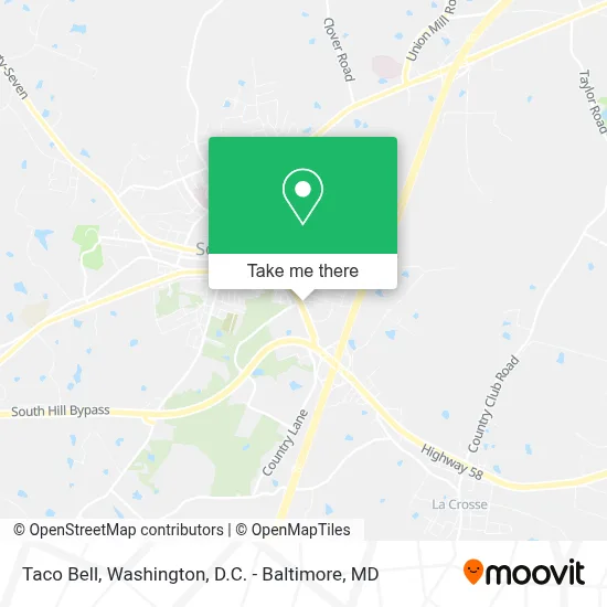 Taco Bell map