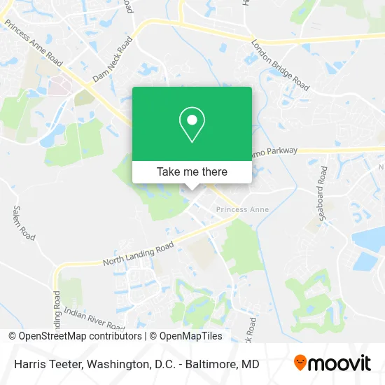 Harris Teeter map