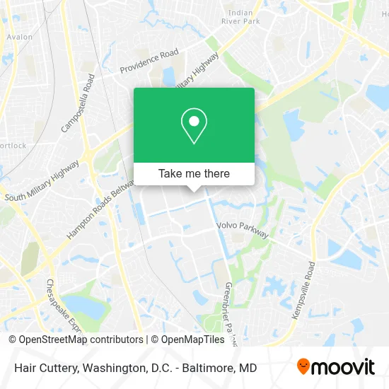 Hair Cuttery map