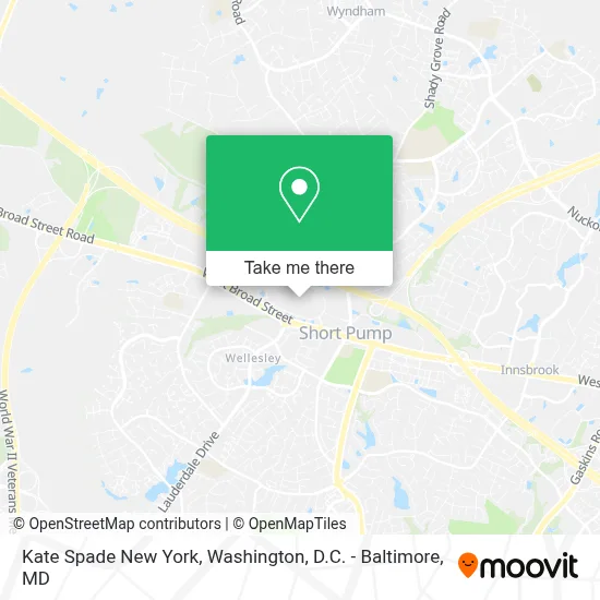 Kate Spade New York map