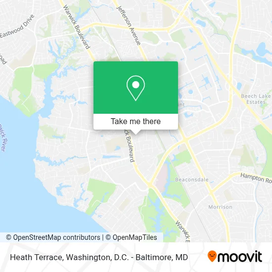 Heath Terrace map