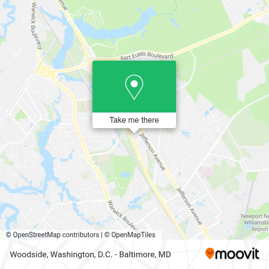 Woodside map
