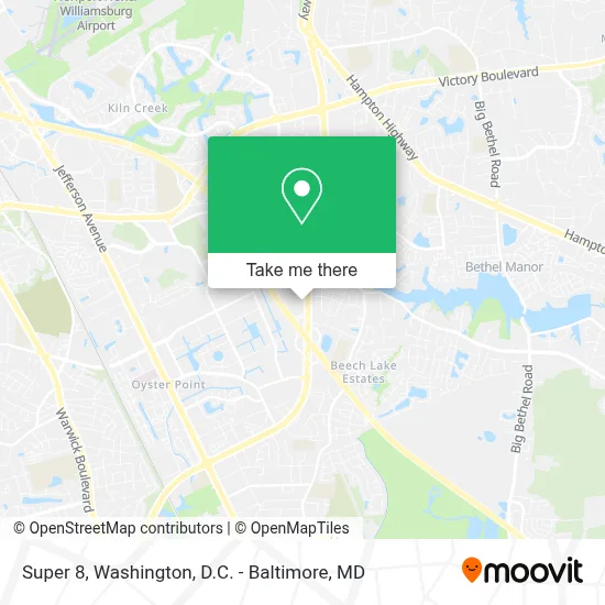 Super 8 map