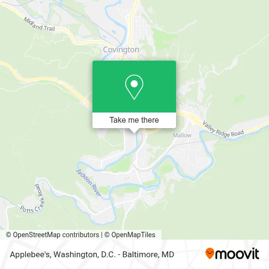 Applebee's map