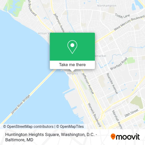 Huntington Heights Square map