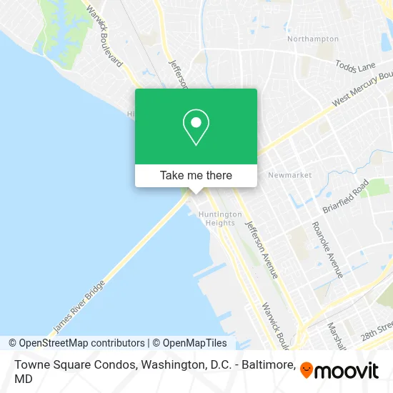 Towne Square Condos map