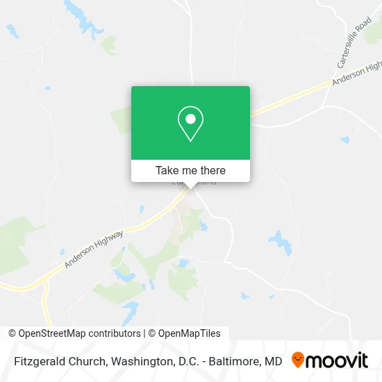 Fitzgerald Church map