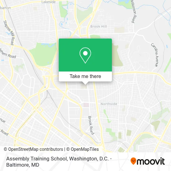 Assembly Training School map