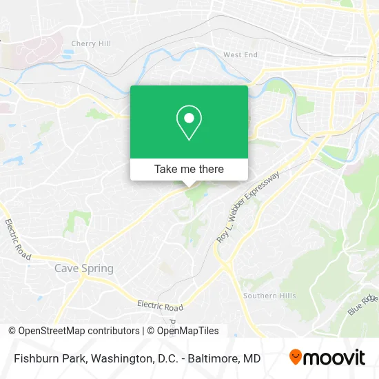 Fishburn Park map