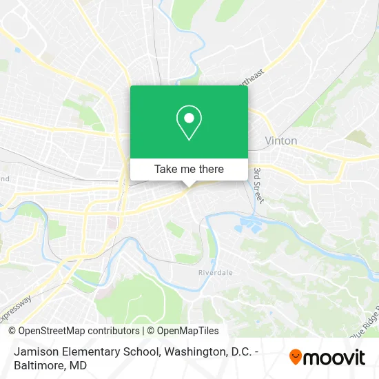 Jamison Elementary School map