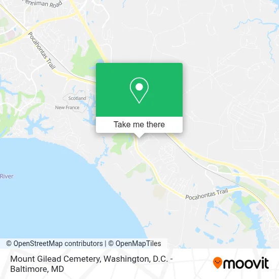 Mount Gilead Cemetery map