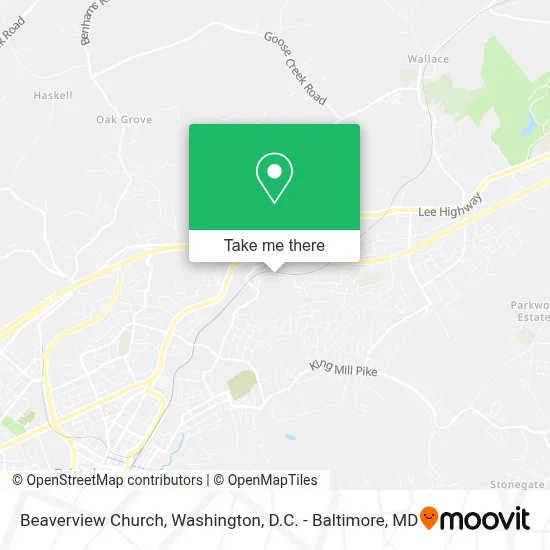 Beaverview Church map