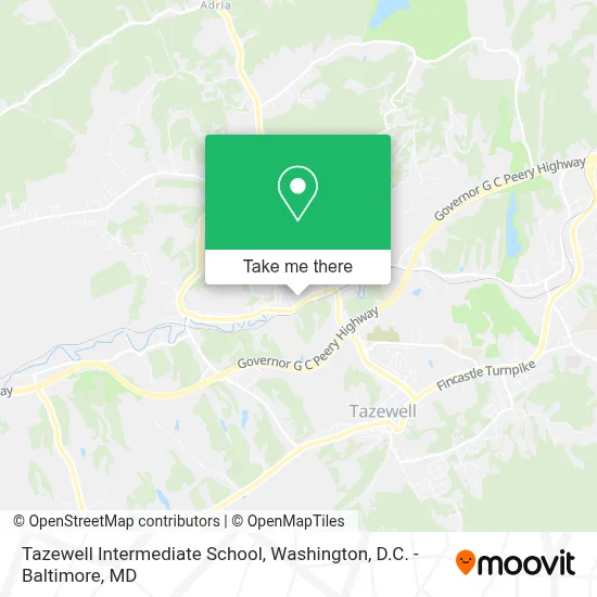 Tazewell Intermediate School map
