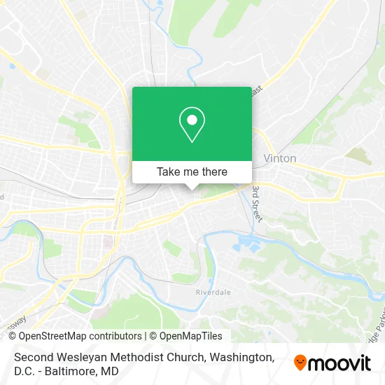 Second Wesleyan Methodist Church map